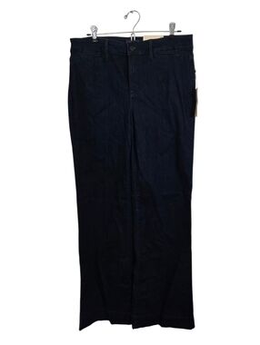 NYDJ Dark Indigo Wide Leg Jeans - Deep Navy